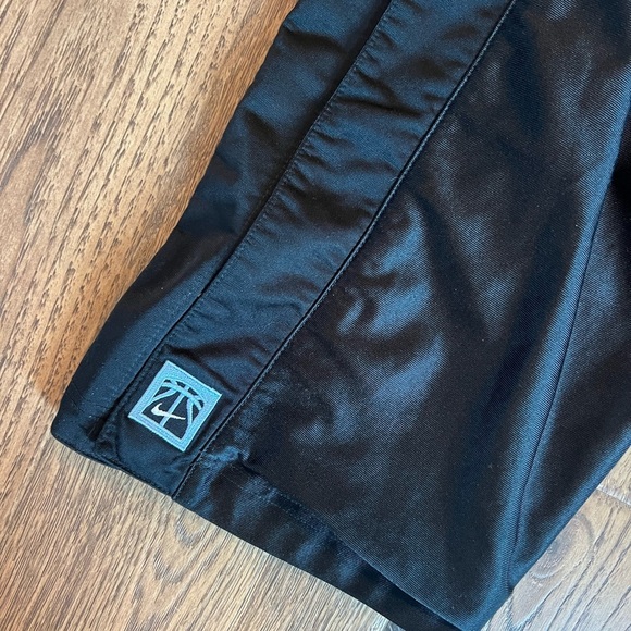 Nike 90s Tear Away Track Pants Black Tearaway Vintage Breakaway Size Large Y2K - Picture 2 of 5